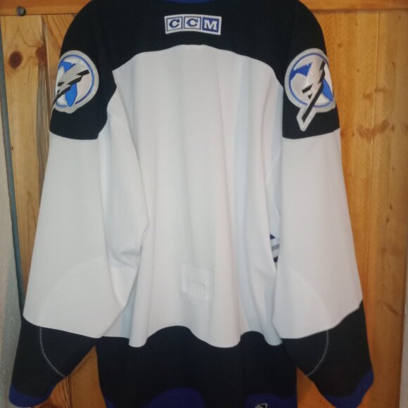 Late 90s CCM On-Ice Tampa Bay Lightning size 52 NHL Hockey Jersey - Picture 7 of 11